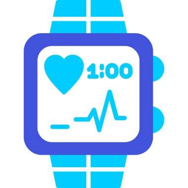 Akıllı Saatin vektör simgesi. Logotype