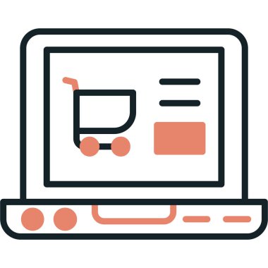 dizüstü bilgisayar simgesi. Web Tasarım