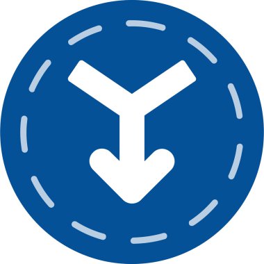 ok simgesinin vektör illüstrasyonu