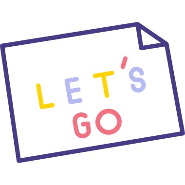 Devam et, vektör illüstrasyonu