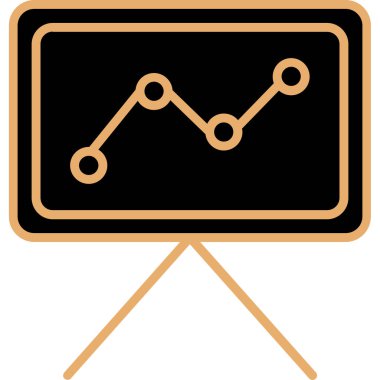 Grafik. Web simgesi basit illüstrasyon