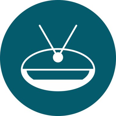 Vektör TV simgesi illüstrasyonu