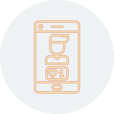 Vektör Mobil simge illüstrasyonu