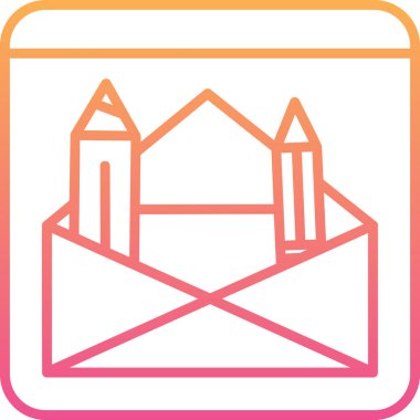 modern simge vektör illüstrasyonu