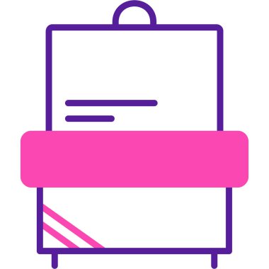 Pano. Web simgesi basit illüstrasyon