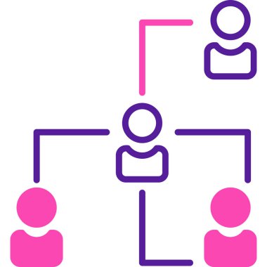 İş ve finans simgesinin vektör illüstrasyonu