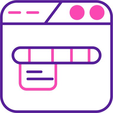 Web simgesi, basit tasarım illüstrasyonu