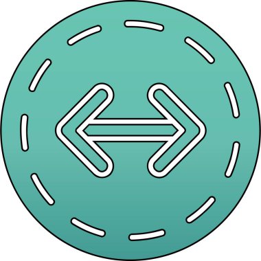 Modern simgenin vektör illüstrasyonu