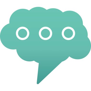 Beyin ikonu. vektör biçimi düz bicolor simgesi, yumuşak mavi renkler, beyaz arkaplan.