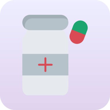 Tıp web simgesi, vektör çizim