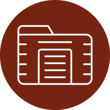 Vektör belgesi Simge illüstrasyonu