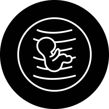 Bebek simgesi, vektör illüstrasyonu