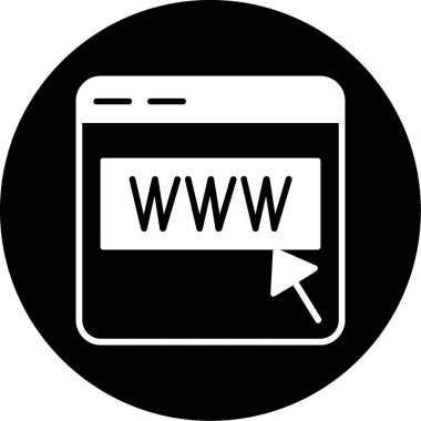 websitesi web vektörü simgesi