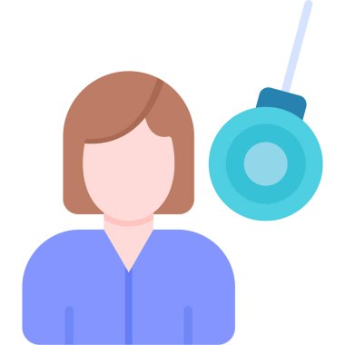 Mikrofon Düz Vektör Simgesi