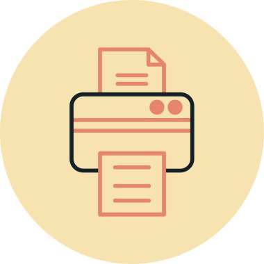 belge simgesi vektör illüstrasyonu