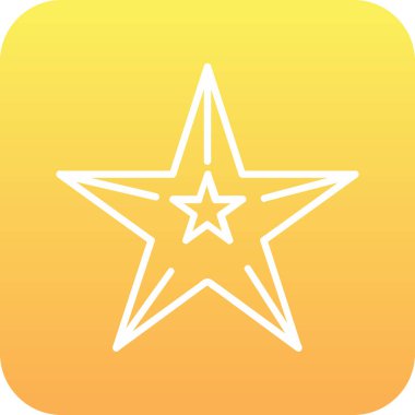 favori yıldız simgesi vektör illüstrasyonu