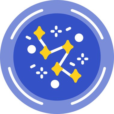 Pusula. Web simgesi basit tasarım