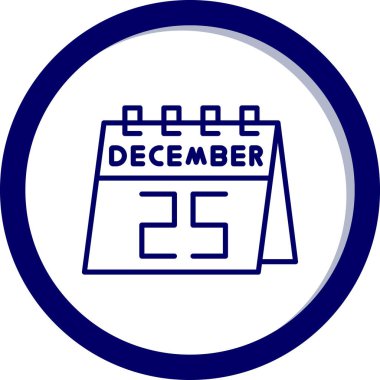 Takvim simgesi, vektör çizimi