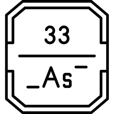 Kimyasal simge tasarımı vektör çizimi