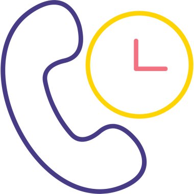 Çağrı. Web simgesi basit illüstrasyon