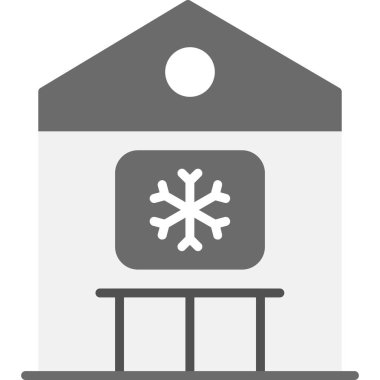 Kış simgesinin vektör illüstrasyonu