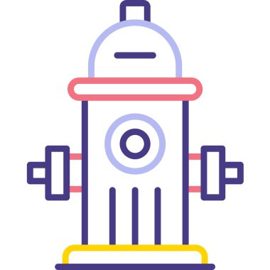 robot. Web simgesi basit illüstrasyon