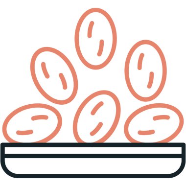 Yumurta. Web simgesi basit illüstrasyon