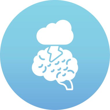 bulut hesaplama vektörü simgesi