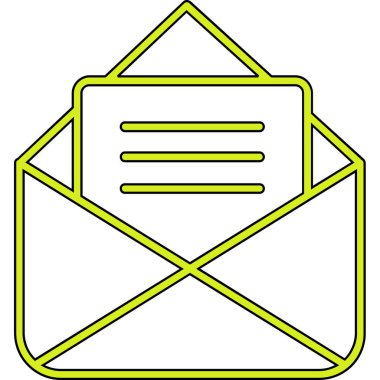 Bir harfin vektör illüstrasyonu