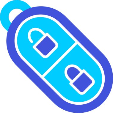 Kilit. Web simgesi basit tasarım