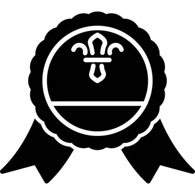 ödül madalyası ikon vektör illüstrasyon tasarımı