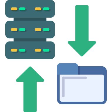 ağ paylaşım simgesi, vektör illüstrasyonu