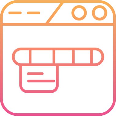 Cep telefonu simgesi, vektör illüstrasyonu