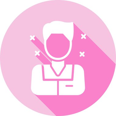 Maskeli bir kadının vektör çizimi