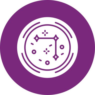 Pusula. Web simgesi basit illüstrasyon