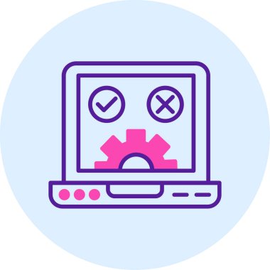 Web simgesi, basit vektör illüstrasyonu