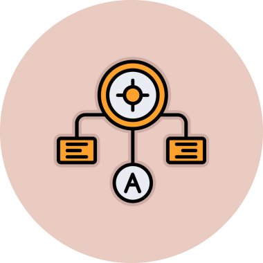 Bir kitap simgesinin vektör illüstrasyonu