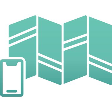 Akıllı telefon simgesinin vektör illüstrasyonu