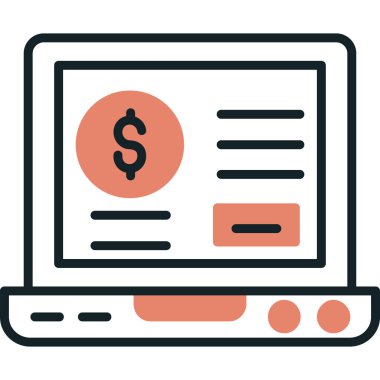 İnternet web simgesi vektör illüstrasyonu