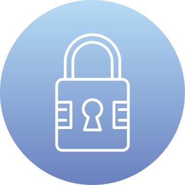 ikon vektör illüstrasyonunu kilitle