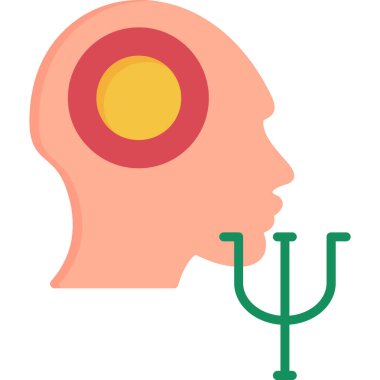 İnsan beyin organı, vektör çizimi