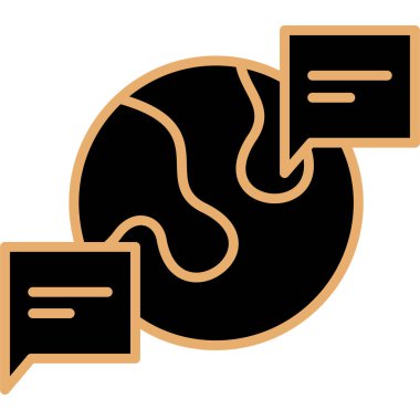 sohbet balonu vektör simgesi