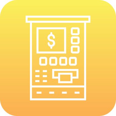 Beyaz arkaplanda dolar simgesi izole edildi