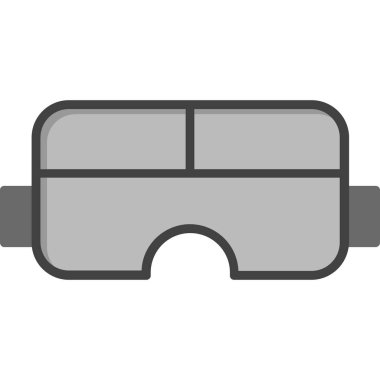 araba ayna izole vektör simgesi düzenlenebilir