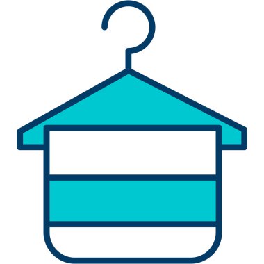 Ev. Web simgesi basit illüstrasyon