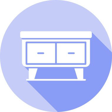 mobilya ikonu vektör illüstrasyonu