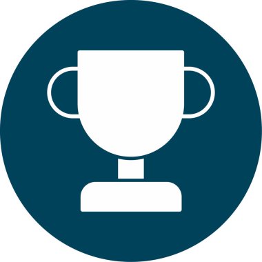 kupa simgesi soyut arkaplanda izole edildi