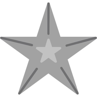 yıldız simgesi vektör illüstrasyonu