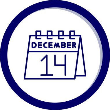 Takvim işareti simgesini, vektör çizim