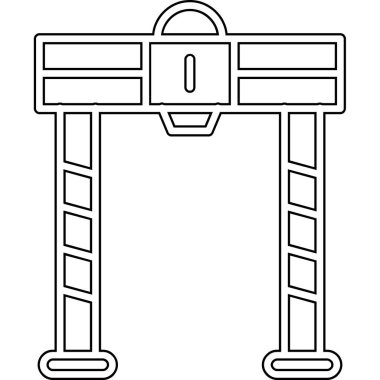 Kapı simge vektör çizim